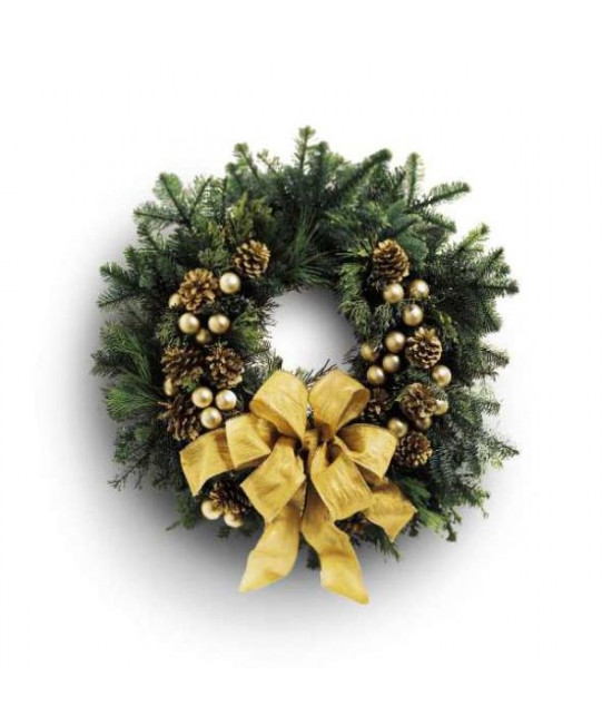 The Holiday Gold Wreath The Holiday Gold Wreath